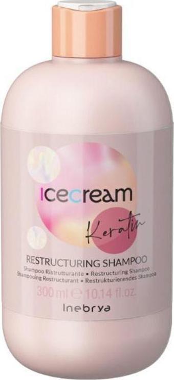 Inebrya Ice Cream Keratin Restructuring Shampoo Şampuan 300 Ml 8008277263090