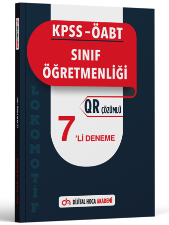 Dijital Hoca Akademi 2023 Kpss Öabt Sınıf Öğretmenliği Lokomotif Serisi Qr Çözümlü 7'Li Deneme - Dijital Hoca Akademi