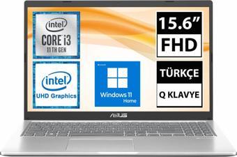 Asus X515EA-BQ967W i3-1115G4 4 GB 128 GB SSD 15.6" W11H FHD Dizüstü Bilgisayar