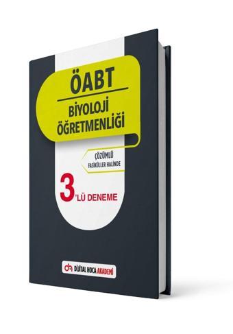 Dijital Hoca Akademi 2022 Öabt Biyoloji Öğretmenliği Çözümlü 3’lü Deneme - Dijital Hoca