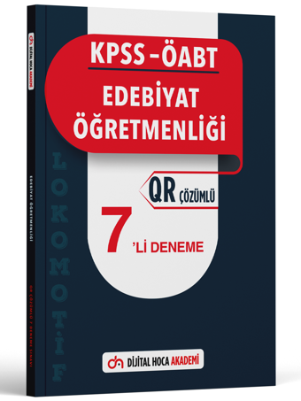 Dijital Hoca Akademi 2023 Kpss Öabt Edebiyat Öğretmenliği Lokomotif Serisi Qr Çözümlü 7'Li Deneme - Dijital Hoca