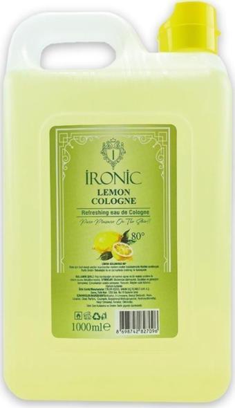 İronic Limon Kolonyası 80 derece 1000 ml