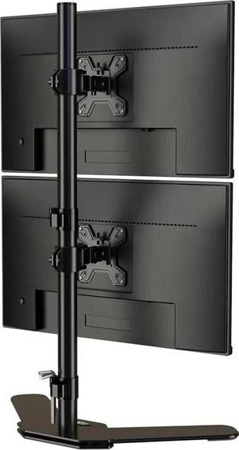 Ergoflex EF73 Steel Design 2-8 kg Çift Ekran Asansörlü 13"-27" Desktop Monitör Standı