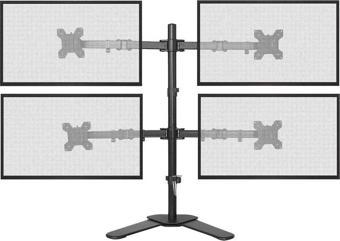 Ergoflex EF44 Steel Design 2-8 Kg Quad Ekran Asansörlü 13-27inch Desktop Monitör Standı