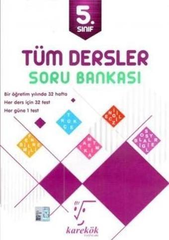 5.Sınıf Tüm Dersler Soru Bankası - Karekök Eğitim Yayınları