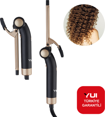 Yui KB3038 Afro Dalga 9 Mm. Katlanabilir Seramik Plaka Kıvırcık Saç Maşası