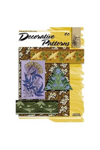 DA VİNCİ Leonardo Collection Desen Kitabı Dekorative Patterns N: 40 Dekoratif Desenler N: 40 - Da Vinci