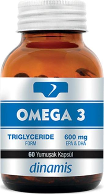 Dinamis Omega 3 Takviye Edici Gıda 60 Yumuşak Kapsül
