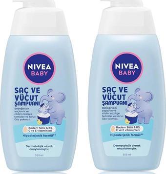 Nivea Baby Saç Ve Vücut Şampuanı 500 ml 2 ADET