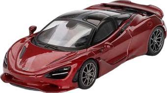 1:64 Diecast McLaren 750S Amaranth Red Mini GT Model Araba