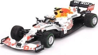 1:64 Diecast Red Bull Racing RB16B Sergio Perez 2021 3nd Place Turkish Grand Prix Mini GT Model Araba