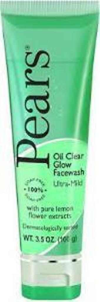 Pears Oil Clear Glow Face Wash Ultra Mild 100 ml Yeşil