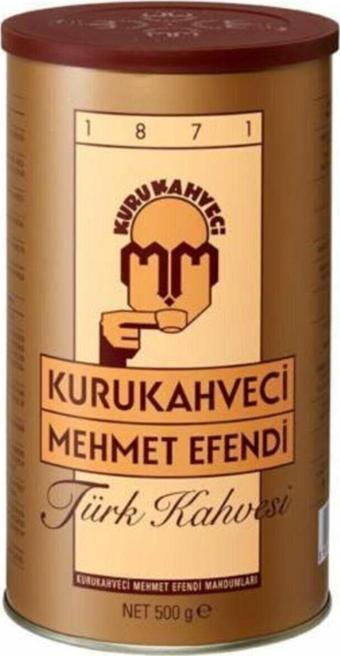 Kurukahveci Mehmet Efendi Türk Kahvesi 500Gr - Teneke