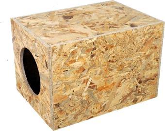 Goxawee Kedi Evi Dış Ortam Uygun Ahşap Kedi Evi Osb 34X27X24 Cm