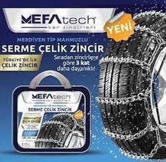 Mefatech 215/65R16 C Grup 200 Merdiven Tipi Mahmuzlu Serme Hafif Ticari Kar Zinciri (Paket İçeriği 2 adettir)