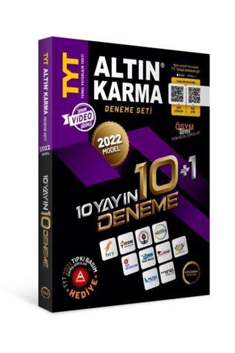 Altın Karma 2022 Tyt 10 Farklı Yayın 10+1 Denemesi Seti - Altın Karma Yayınları - Altın Karma Yayınları