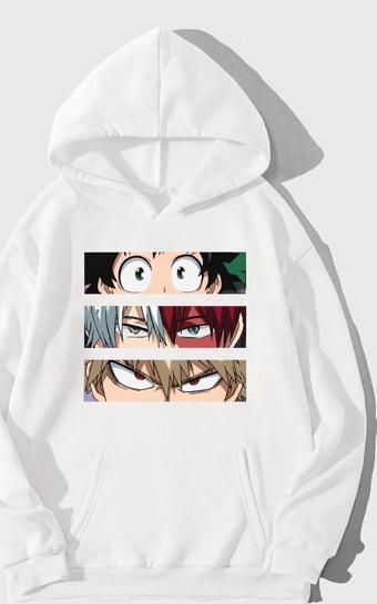 Unisex Makima Hugging Denji Baskılı Sweatshirt