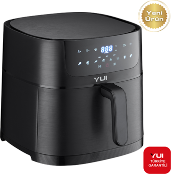 Yui M50 Maxifry Xxl 8 Litre Smart Dokunmatik Airfryer Sıcak Hava Fritöz Siyah