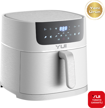 Yui M50 Maxifry XXL 8 Litre Smart Dokunmatik Airfryer Sıcak Hava Fritöz Beyaz