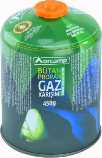 Orcamp 450 Gram Vidalı Gaz Kartuşu