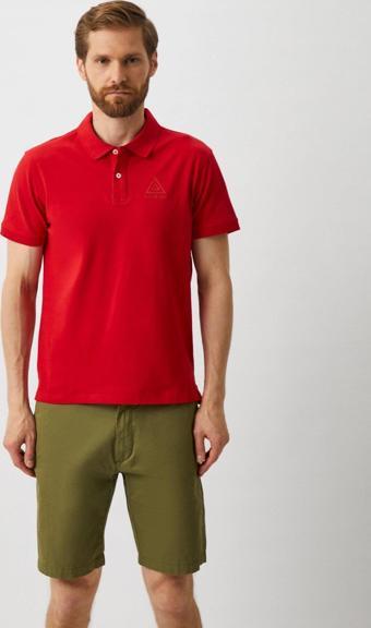 Iceberg ICE3MPL01 Triangle Polo T-Shirt Red