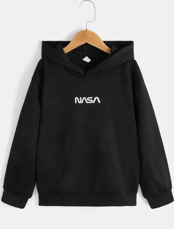 Çocuk Nasa Baskılı Sweatshirt