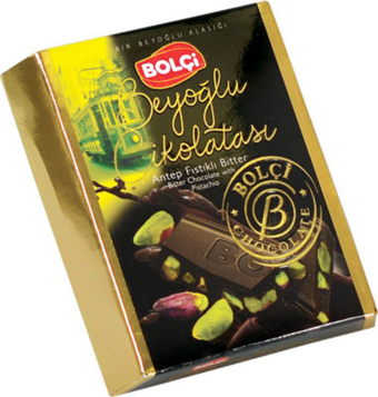 Bolçi Beyoğlu Antep Fıstıklı Bitter Çikolata 60 gr