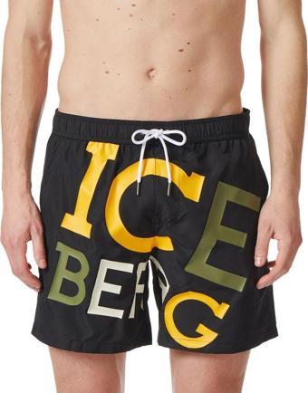 Iceberg ICE3MBM08 Palms Şort Black