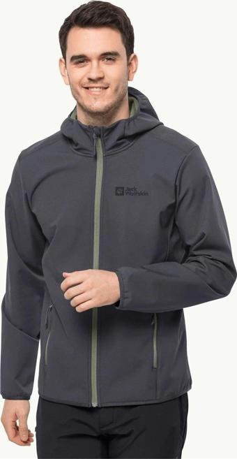 Jack Wolfskin Bornberg Hoody Erkek Ceket 1307471-6230 Ebony