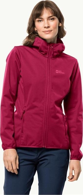 Jack Wolfskin Windhain Kadın Ceket 1307481-2160 Cranberry