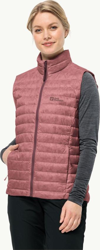 Jack Wolfskin Pilvi Down Vest W Kadın Yelek 1207771-J0127 Mineral Red