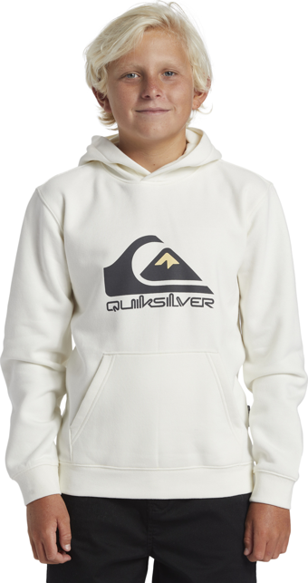 Quiksilver Big Logo Hoodie Çocuk Sweatshirt AQBFT03099-WBK0 Snow White