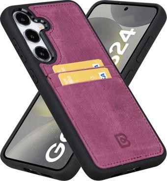 Bouletta Samsung Galaxy S24 Plus Uyumlu Deri Arka Kapak FXCP CZ7