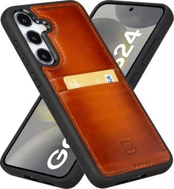 Bouletta Samsung Galaxy S24 Plus Uyumlu Deri Arka Kapak FXCP RST2EF