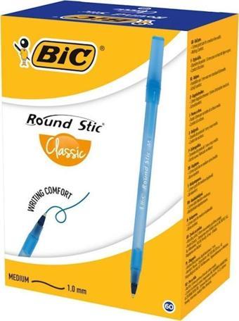 Bic Round Stick Tükenmez Kalem 60 Lı Kutu Mavi Siyah Kırmızı