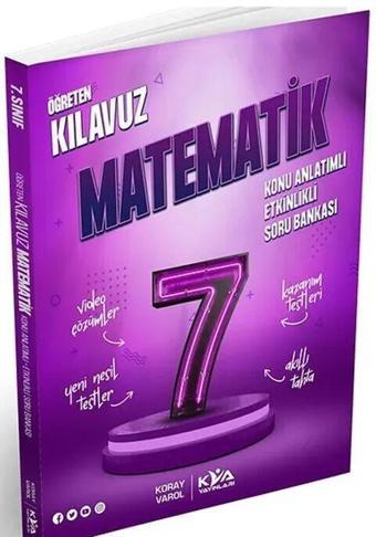 7. Sınıf Matematik Öğreten Kılavuz Konu Anlatımlı Etkinlikli Soru Bankası KVA Yayınları