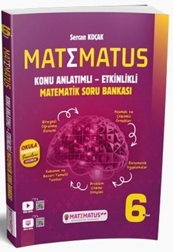 6. Sınıf Matematik Konu Anlatımlı Etkinlikli Soru Bankası Matematus - Matematus Yayınları