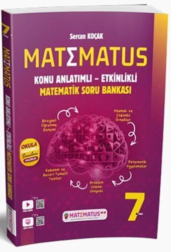 7. Sınıf Matematik Konu Anlatımlı Etkinlikli Soru Bankası Matematus - Matematus Yayınları