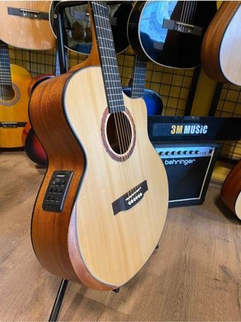 3M Music Lea Elektro Akustik Gitar Sahne Gitarı Akustik Gitar