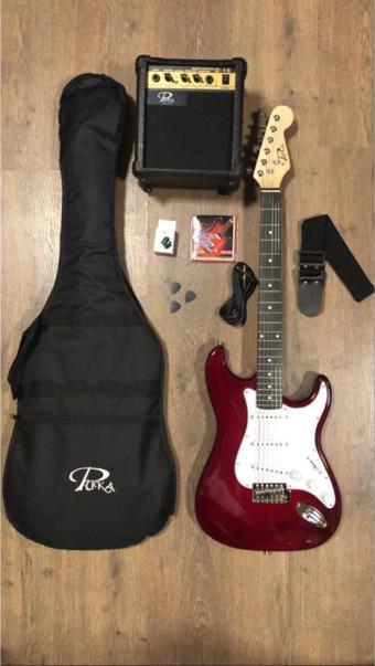3M Music Lea Elektro Gitar Seti Puka
