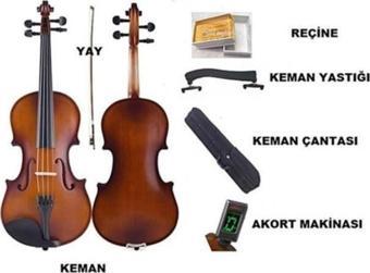 Lea Keman Eğitim Seti 4/4 Tam Boy Mat Keman 3M Music