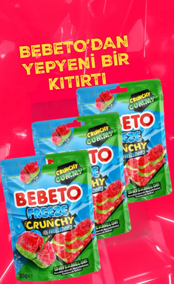 Bebeto Freeze Watermelon 35g 3 Adet