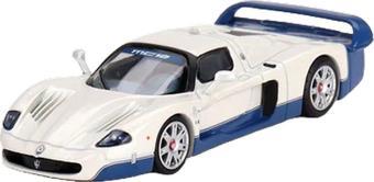 1:64 Diecast BBR Maserati MC12 Stradale White Mini GT Model Araba