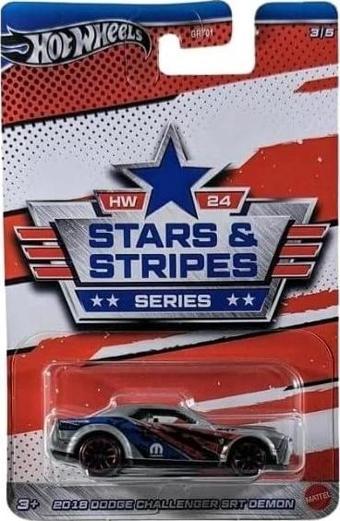 Hot Wheels Stars & Stripes : 2018 Dodge Challenger SRT Demon