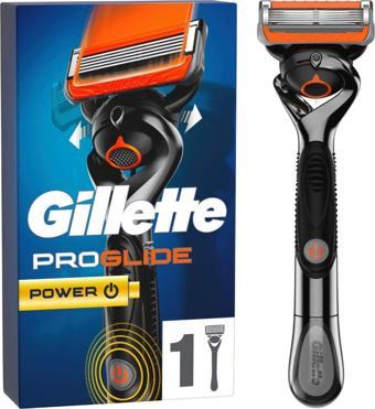 Gillette ProGlide Power erkek ıslak tıraş makinesi, tıraş makinesi + 1 tıraş bıçağı, 5 kat bıçaklı