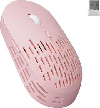 Altec Lansing ALBM7422 Pembe 2.4GHz Şarj Edilebilir Tek Renkli 1600DPI Optik Kablosuz Mouse