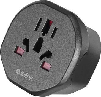 S-link SL-WL07 Universal - İngiliz Çevirici Priz Adaptör