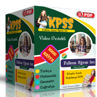 2024 Kpss Dijital Eğitim Seti (1000 Pdf Sayfası) - Enine Boyuna Eğitim - Enine Boyuna Eğitim