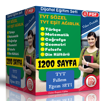 2024 Tyt Dijital Eğitim Seti (1200 Pdf Sayfası) - Enine Boyuna Eğitim - Enine Boyuna Eğitim