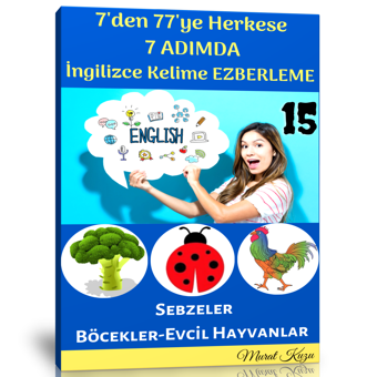 7 Adımda İngilizce Kelime Ezberleme Kitabı-15 - Enine Boyuna Eğitim - Enine Boyuna Eğitim